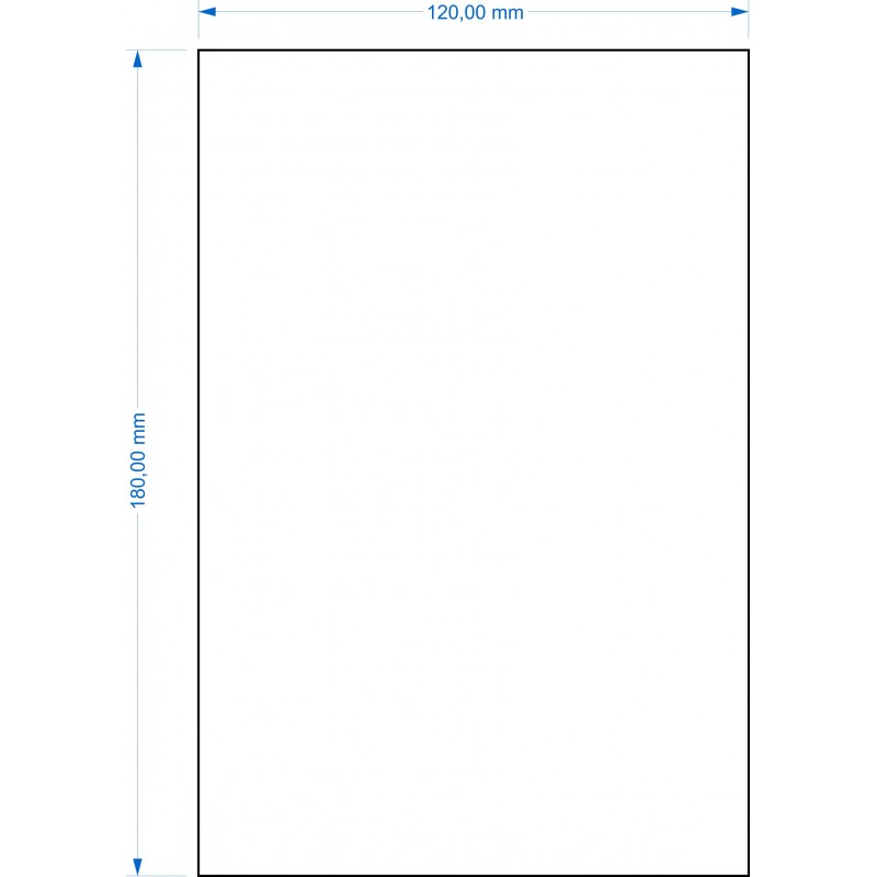 Socle 120x180mm