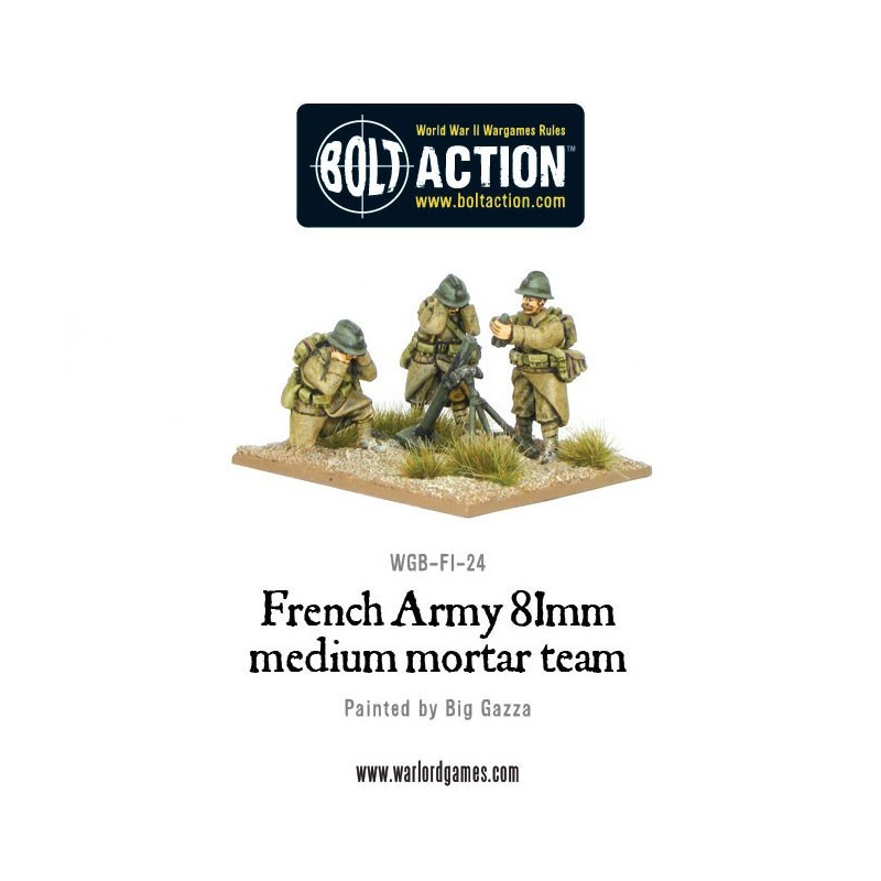 Early War French 81mm Mortar Team Early War French 81mm Mortar Team