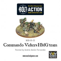 Commando Vickers HMG team