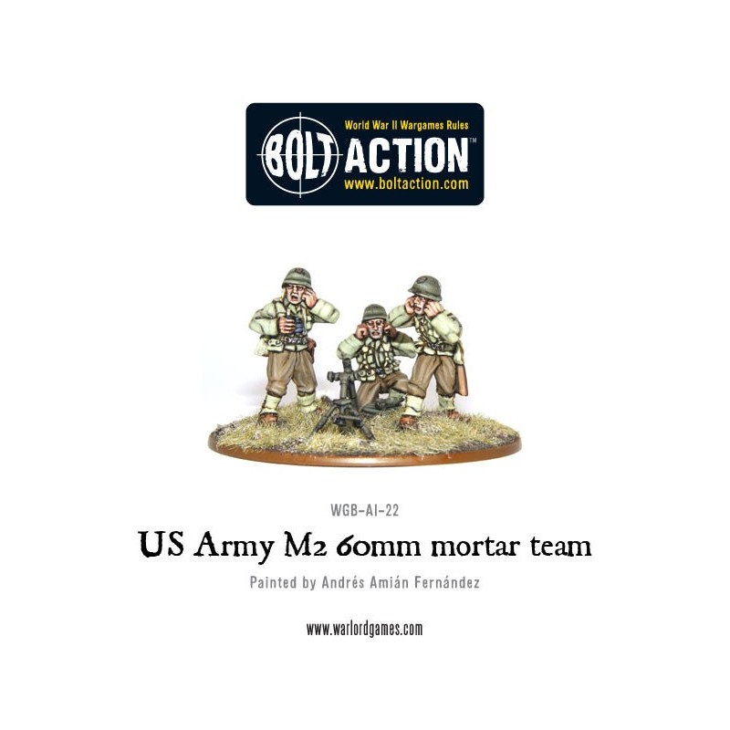 US Army 60mm mortar team