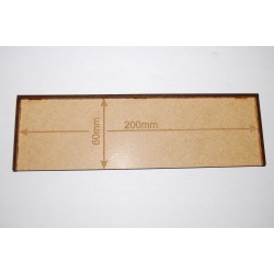 Plateau de mouvement 200x60mm