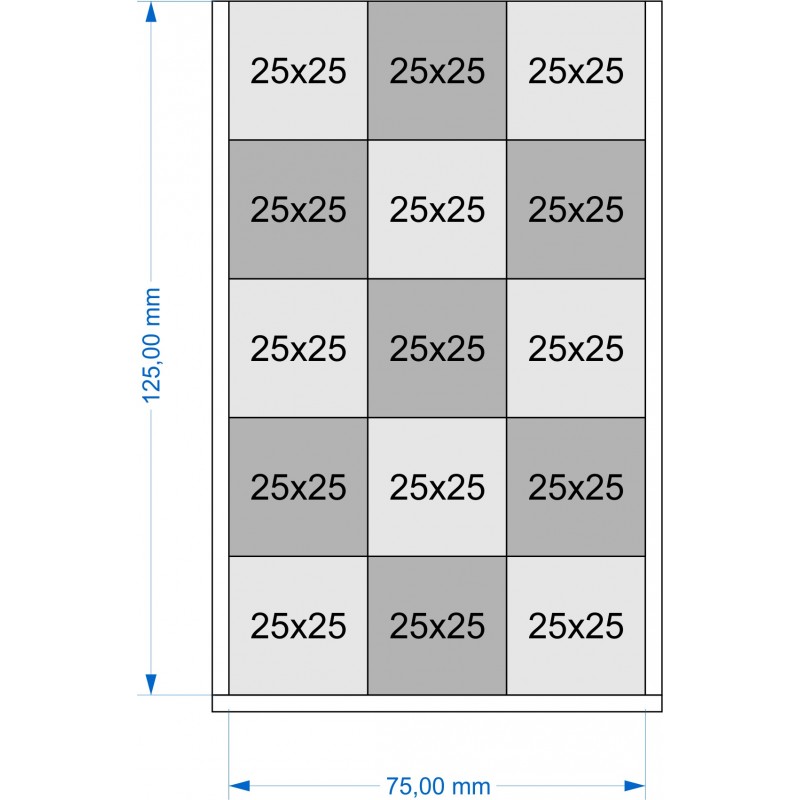 Plateau de mouvement 75x125mm