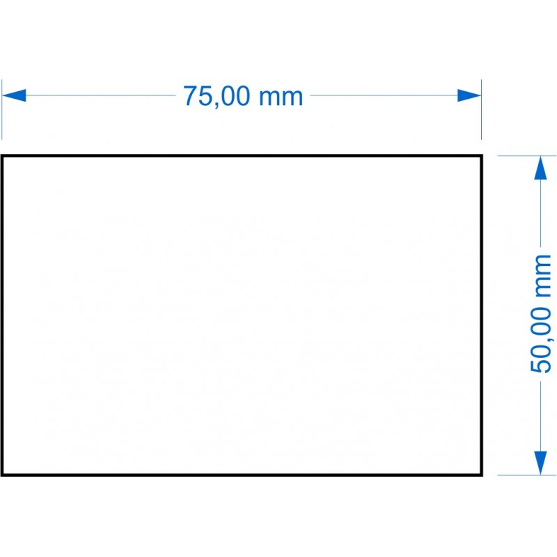 Socle 50x75mm