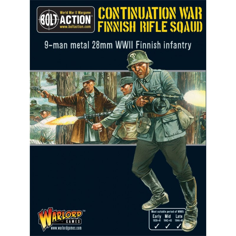 Finnish Infantry boxed set (9 man) Finnish Infantry boxed set (9 man)