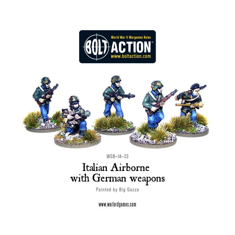 Italian Airborne with German weapons Italian Airborne with German weapons
