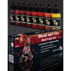 Blood and Fire - Red peint set