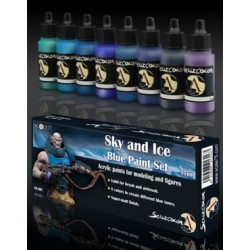 Sky and Ice - Blue Paint Set