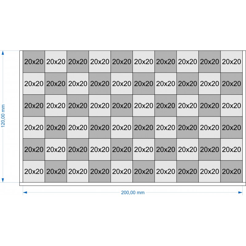 Plateau de mouvement 200x120mm