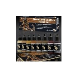 Wood and Leather Paint Set