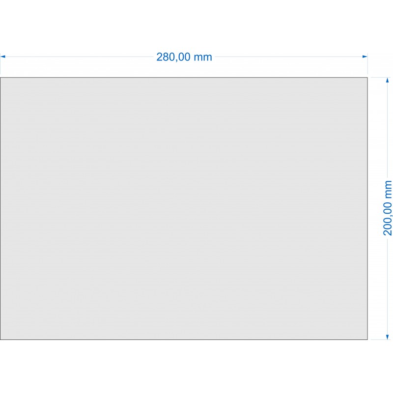 Socle 200x280mm