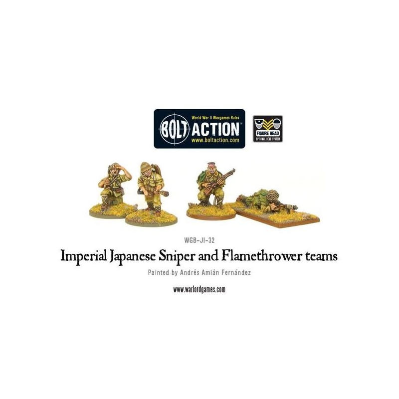 Imperial Japanese Sniper and Flamethrower teams Imperial Japanese Sniper and Flamethrower teams