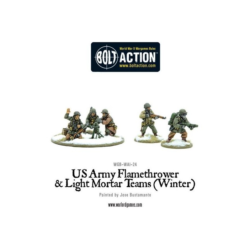 US Army Flamethrower & Light Mortar teams (Winter) US Army Flamethrower & Light Mortar teams (Winter)