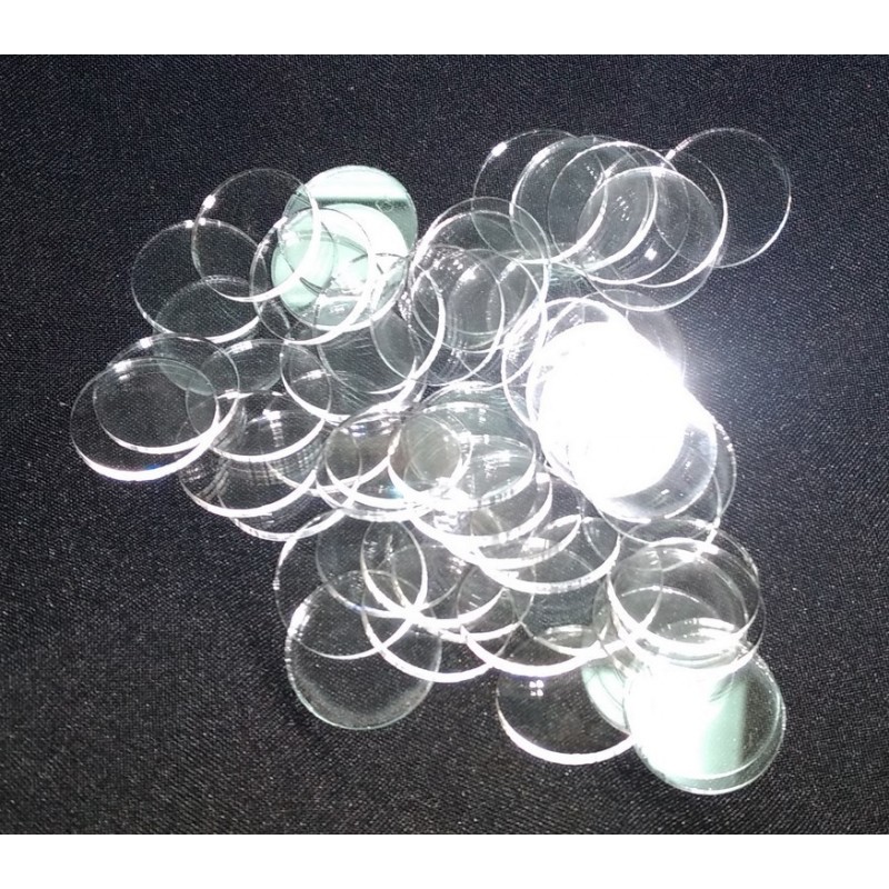 ▷ Socles Acryliques ROND 25 mm Transparent