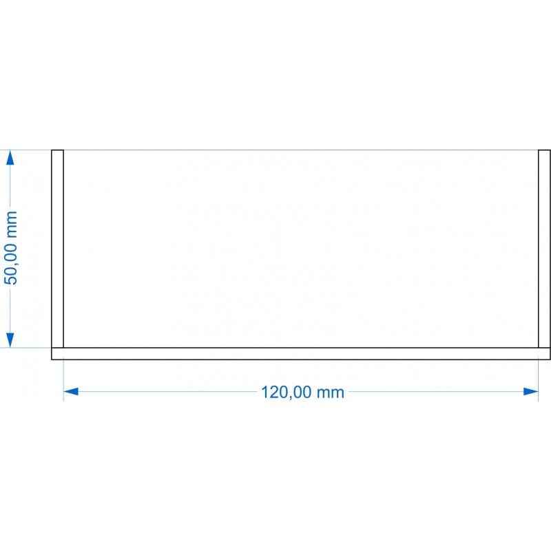 Plateau de mouvement 120x50mm