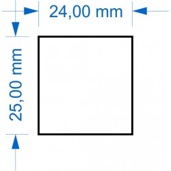 Socle 24x25mm