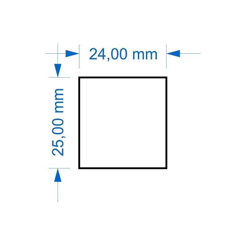 Socle 24x25mm