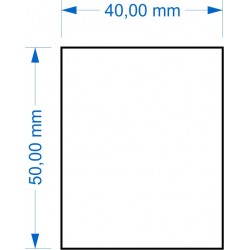 Socle 40x50mm