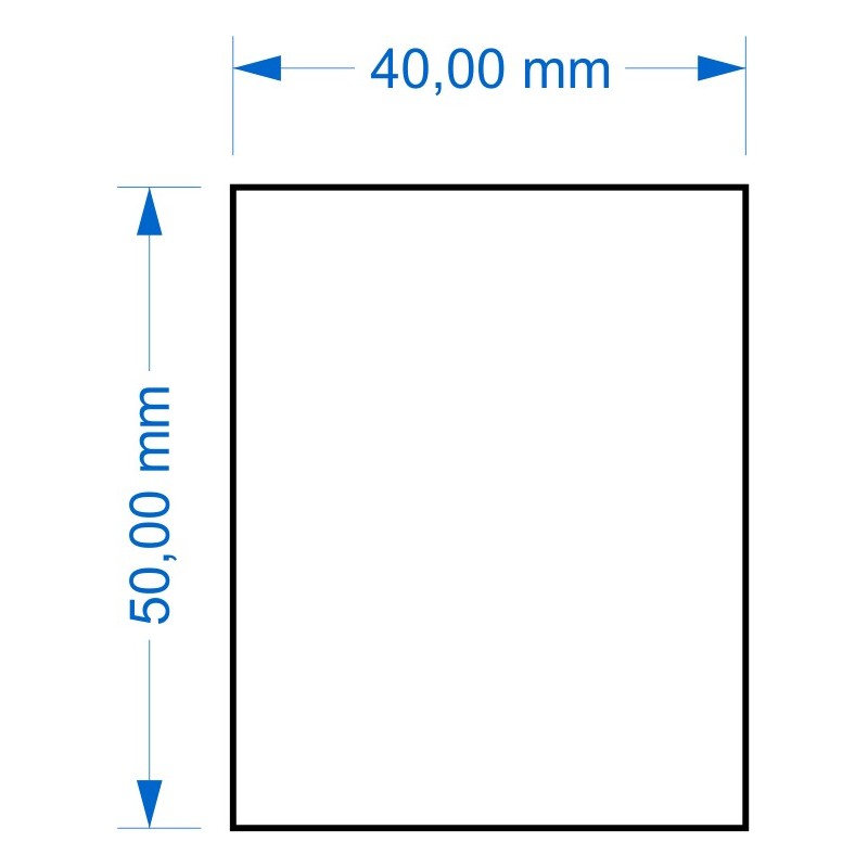 Socle 40x50mm