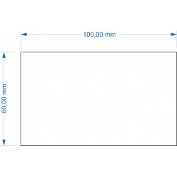 Socle 60x100mm