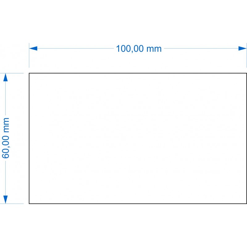 Socle 60x100mm