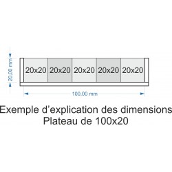 Plateau de mouvement 100x20m