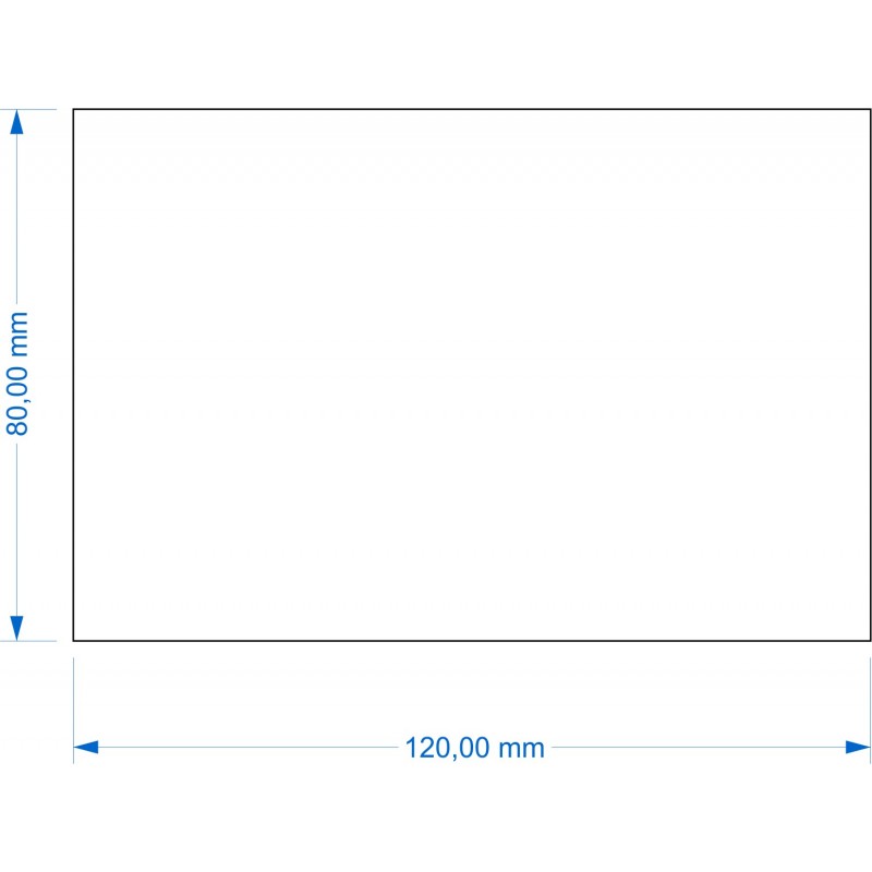 Socle 120x80mm