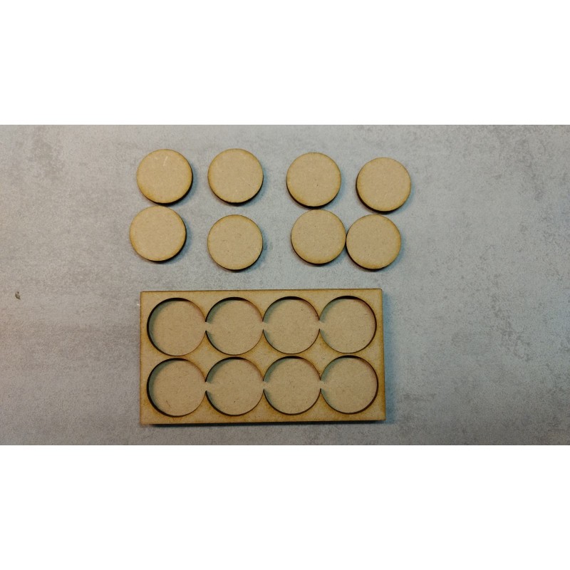 Plateau de mouvement 100x50mm Socles Rond Plateau de mouvement 100x50mm Socles Rond