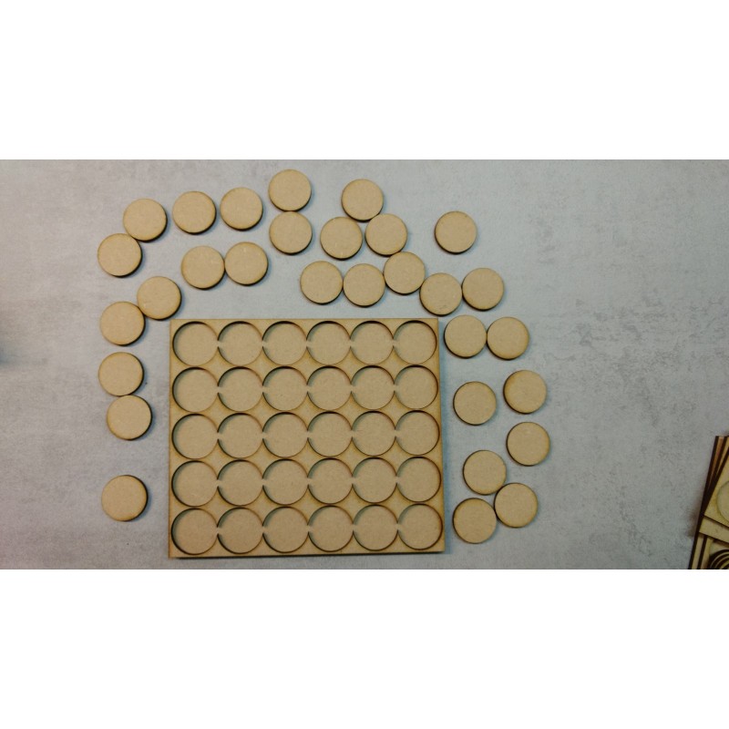 Plateau de mouvement 150x125mm Socles Rond Plateau de mouvement 150x125mm Socles Rond