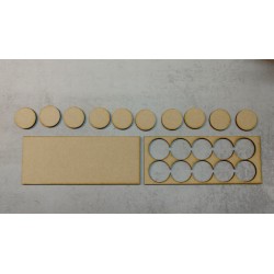 Plateau de mouvement 5x2 Socles Rond diamètre 32mm