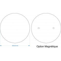 Socle rond diamètre 100mm