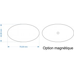 Ovale 75x42