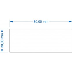 Socle 30x80mm