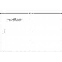 Plateau Légion Cavalerie de grande taille 50x100 - 300x200mm Magnétique