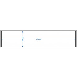 Plateau de mouvement 180x40mm