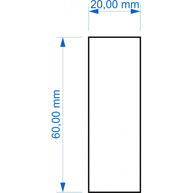 Socle 20x60mm