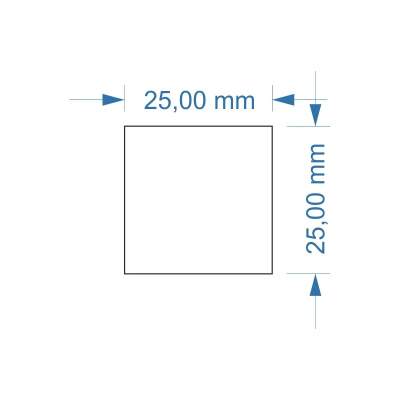 Aimant 25 x 25 adhésif mag+