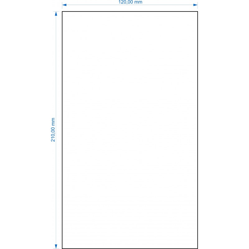 Socle 120x210mm