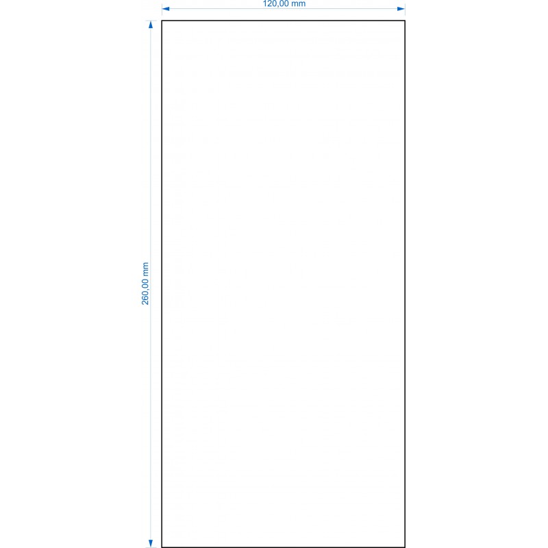 Socle 120x260mm