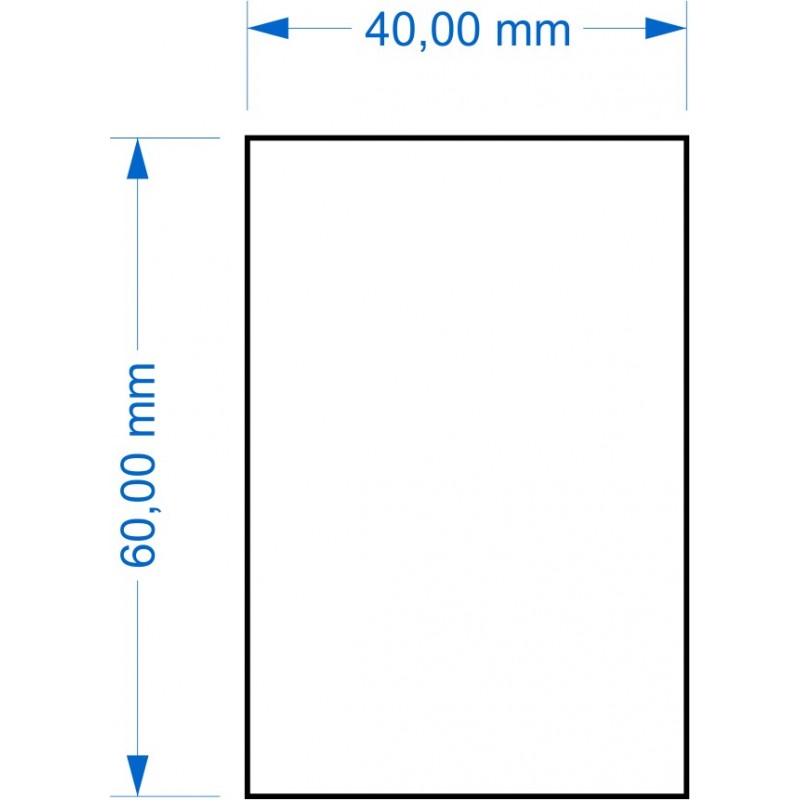 Socle 40x60mm