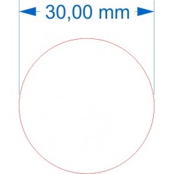 Aimant rond diamètre 30mm adhésif