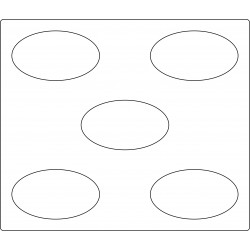 Plateau de mouvement 5 figurines de 75x42mm