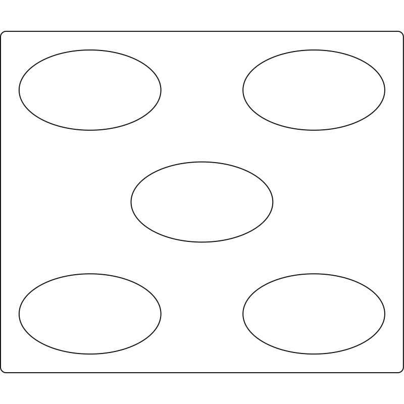 Plateau de mouvement 5 figurines de 75x42mm