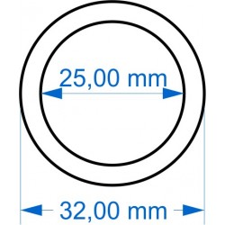 Adaptateur diamètre 25mm vers diamètre 32mm