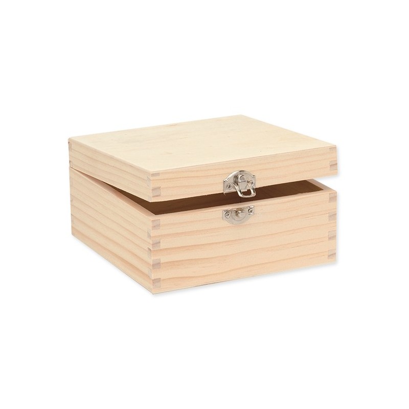 Boîte carrée 16x16x8,5cm, FSC Boîte carrée 16x16x8,5cm, FSC