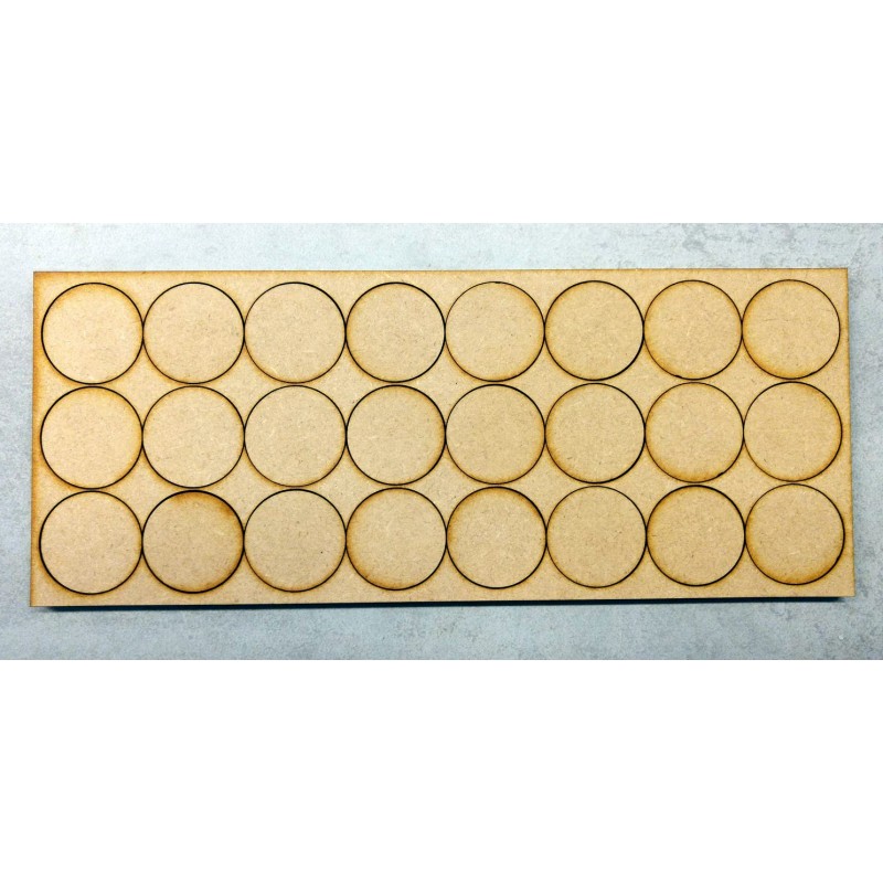 Plateau 250x100 - 8x3 Socles Rond diamètre 32mm Plateau 250x100 - 8x3 Socles Rond diamètre 32mm