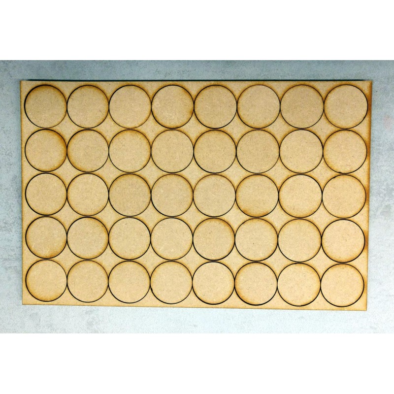 Plateau 250x150 - 8x5 Socles Rond diamètre 32mm Plateau 250x150 - 8x5 Socles Rond diamètre 32mm