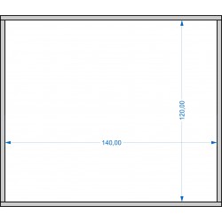 Plateau de mouvement 140x120mm Fermé